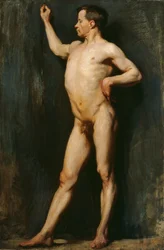 Stojąca postać męska, 1899